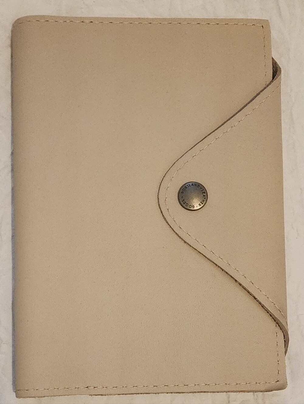 NEW Portland Leather Goods Snap Journal In Bone